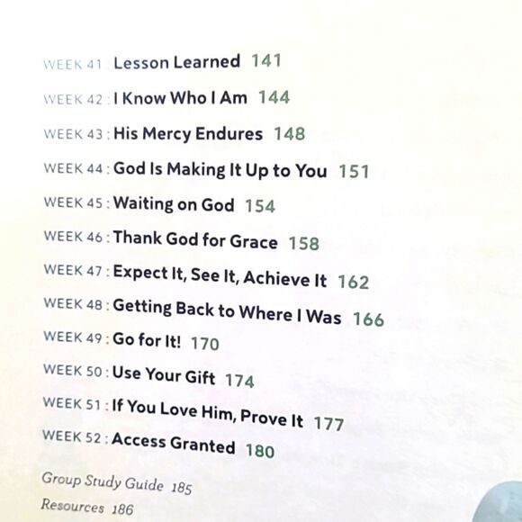 The Bible in 52 Weeks, A Yearlong Bible Study, NWOT - Picture 6 of 11